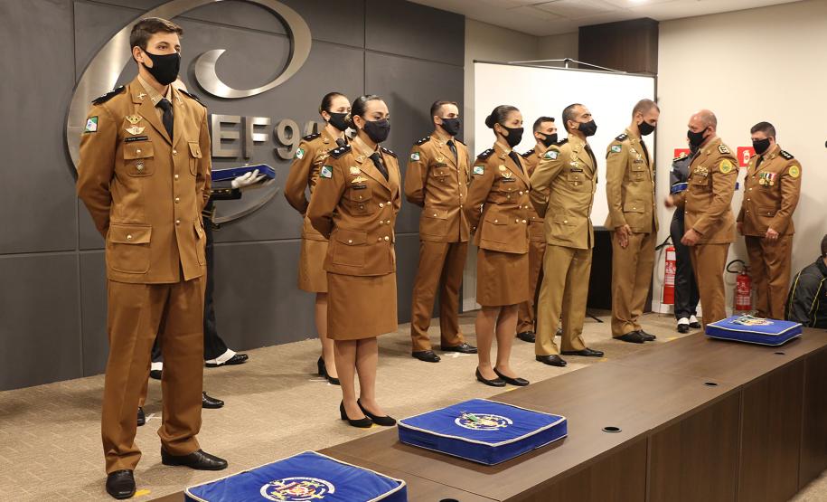 Durante solenidade, CEFID comemora 29 anos de criação com entrega de medalhas e troca de função em Curitiba