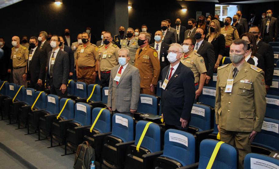 Polícia Militar do Paraná participa da abertura do Senasp Itinerante