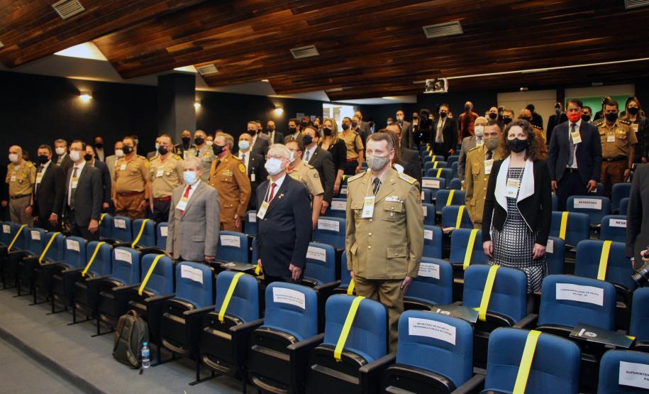 Polícia Militar do Paraná participa da abertura do Senasp Itinerante