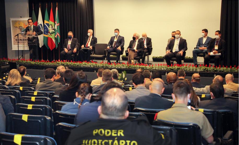 Polícia Militar do Paraná participa da abertura do Senasp Itinerante