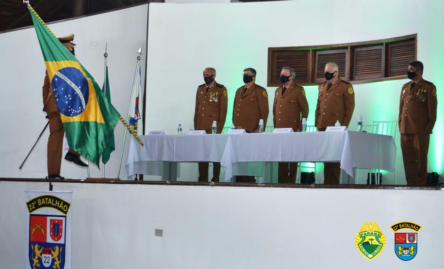 Batalhão da PM de Colombo, na RMC, celebra oito anos de criação com entrega de medalhas