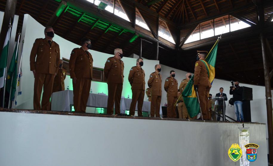 Batalhão da PM de Colombo, na RMC, celebra oito anos de criação com entrega de medalhas