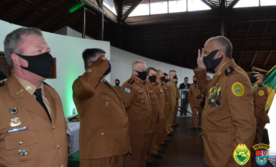 Batalhão da PM de Colombo, na RMC, celebra oito anos de criação com entrega de medalhas