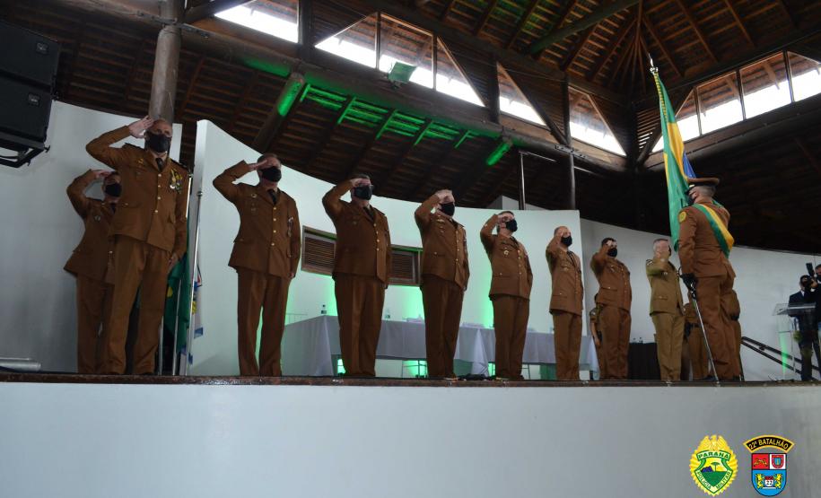 Batalhão da PM de Colombo, na RMC, celebra oito anos de criação com entrega de medalhas