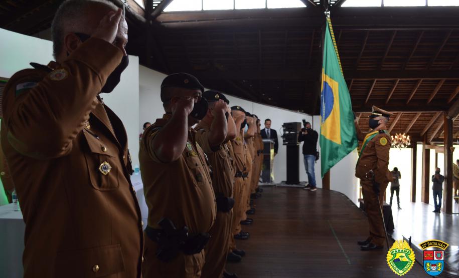 Batalhão da PM de Colombo, na RMC, celebra oito anos de criação com entrega de medalhas