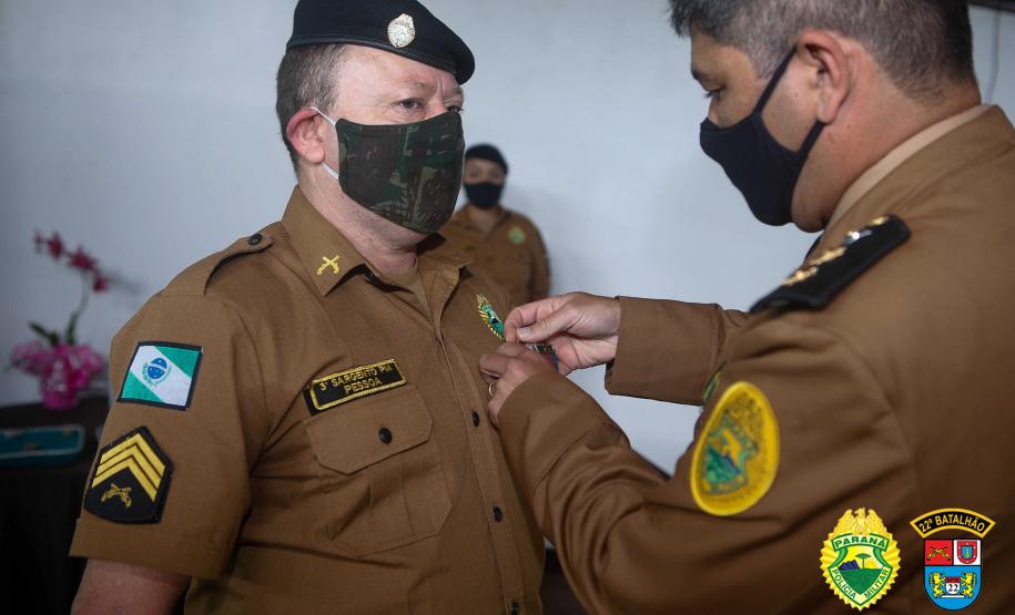 Batalhão da PM de Colombo, na RMC, celebra oito anos de criação com entrega de medalhas