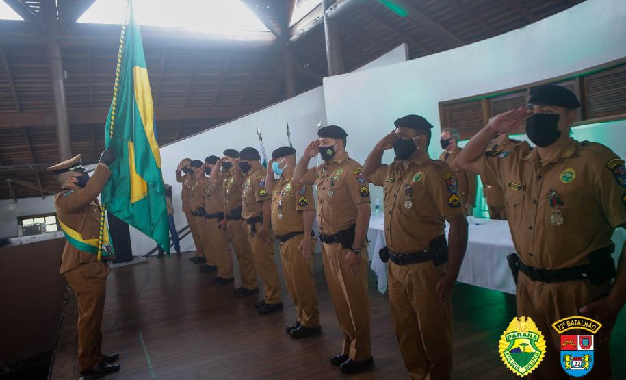 Batalhão da PM de Colombo, na RMC, celebra oito anos de criação com entrega de medalhas
