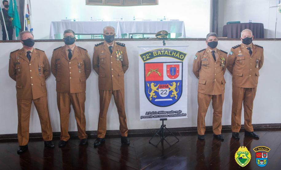 Batalhão da PM de Colombo, na RMC, celebra oito anos de criação com entrega de medalhas