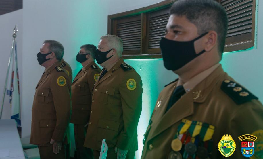 Batalhão da PM de Colombo, na RMC, celebra oito anos de criação com entrega de medalhas
