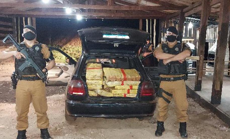 Mais de 200 quilos de maconha são apreendidos pela PM em Campo Mourão (PR)