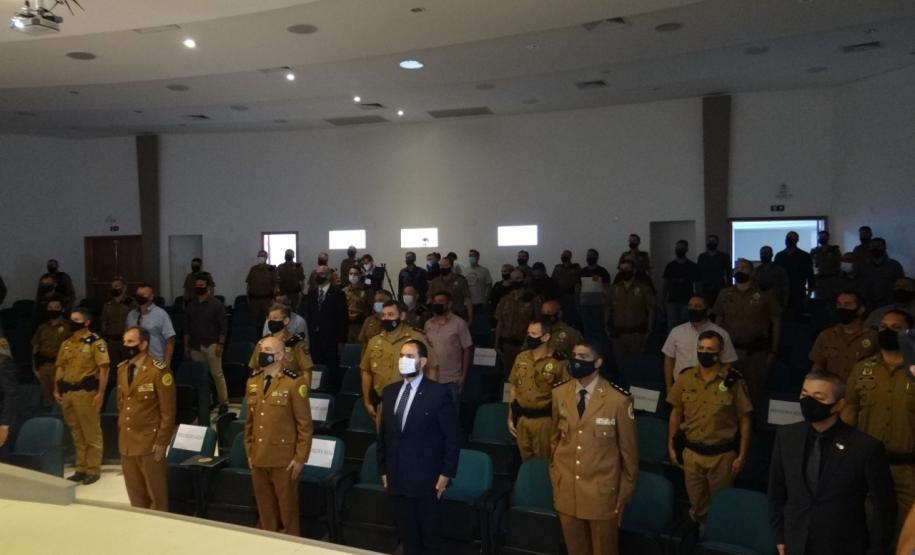 Comando Regional do Oeste e Sudoeste do estado comemora 10 anos de criação e recebe novo Comandante durante solenidade em Cascavel