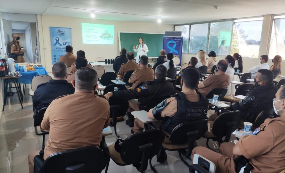 Batalhão de Trânsito da Capital promove palestra de prevenção ao câncer de próstata