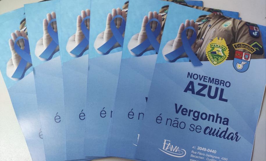 Batalhão de Trânsito da Capital promove palestra de prevenção ao câncer de próstata