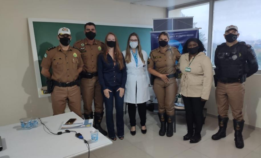 Batalhão de Trânsito da Capital promove palestra de prevenção ao câncer de próstata