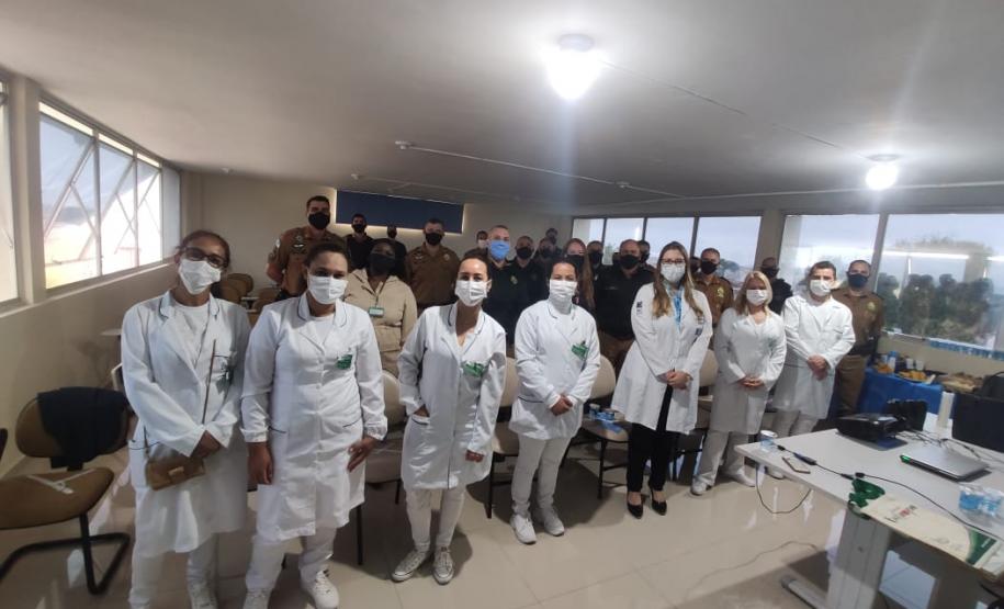Batalhão de Trânsito da Capital promove palestra de prevenção ao câncer de próstata