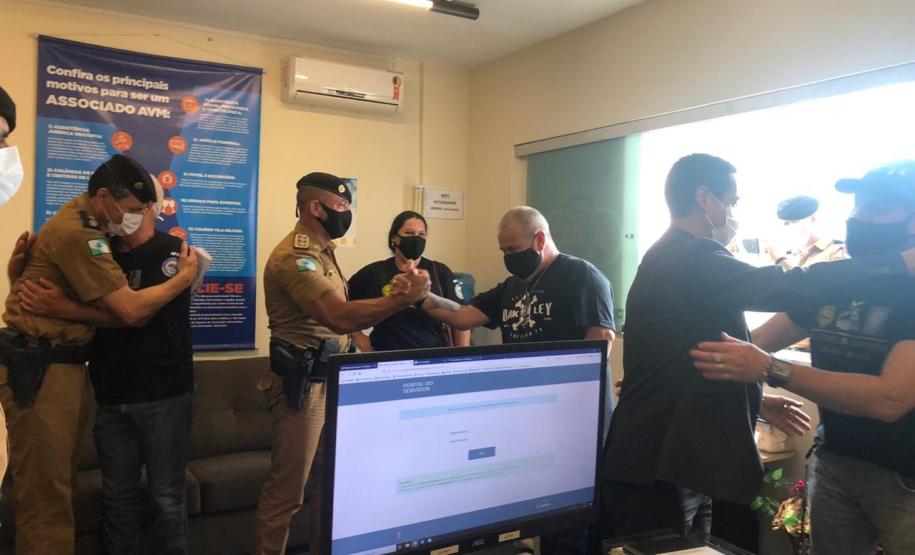 Subcomando-Geral da PM e secretário da Segurança Pública fazem visita técnica em unidades da PM e Corpo de Bombeiros em Londrina