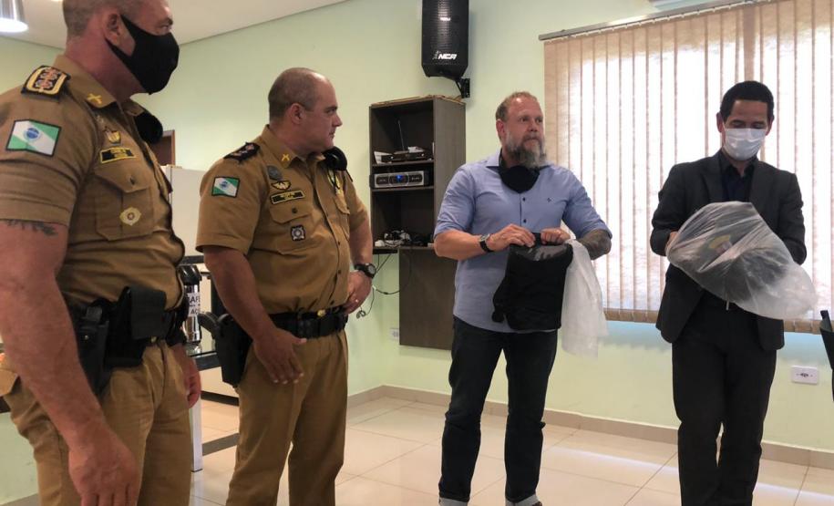 Subcomando-Geral da PM e secretário da Segurança Pública fazem visita técnica em unidades da PM e Corpo de Bombeiros em Londrina