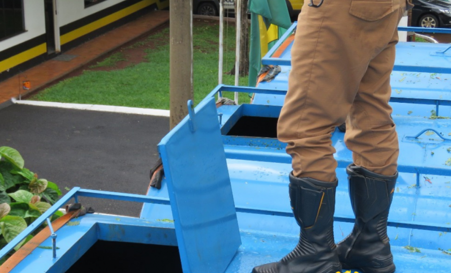 Batalhão Rodoviário faz maior apreensão de maconha no ano em Santa Helena; 4,6 toneladas de droga estavam em caminhão