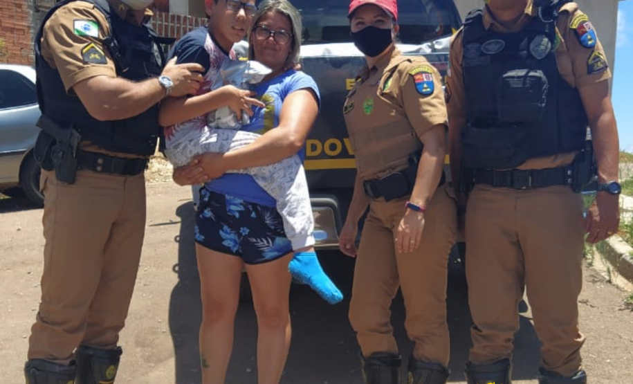 BPRv entrega presentes de Natal para crianças em Almirante Tamandaré e Itaperuçu, na RMC