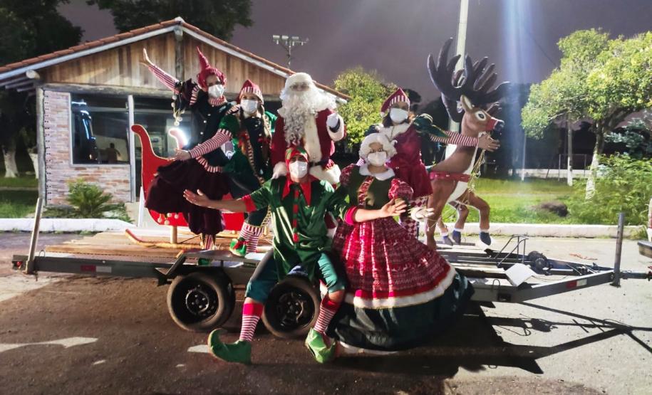 Natal Itinerante da Polícia Militar distribui mais de 4,5 mil brinquedos em bairros carentes de Curitiba
