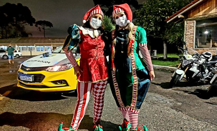 Natal Itinerante da Polícia Militar distribui mais de 4,5 mil brinquedos em bairros carentes de Curitiba