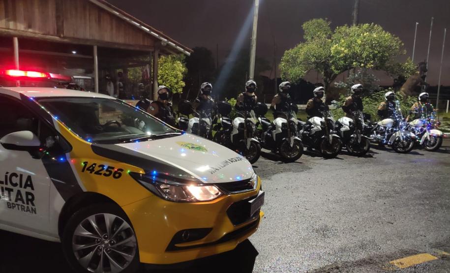 Natal Itinerante da Polícia Militar distribui mais de 4,5 mil brinquedos em bairros carentes de Curitiba