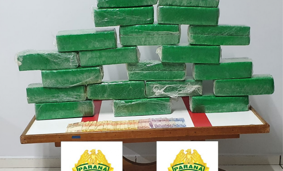 BPRv apreende mais de 400 quilos de maconha em situações distintas durante a Operação Sinergia no Paraná