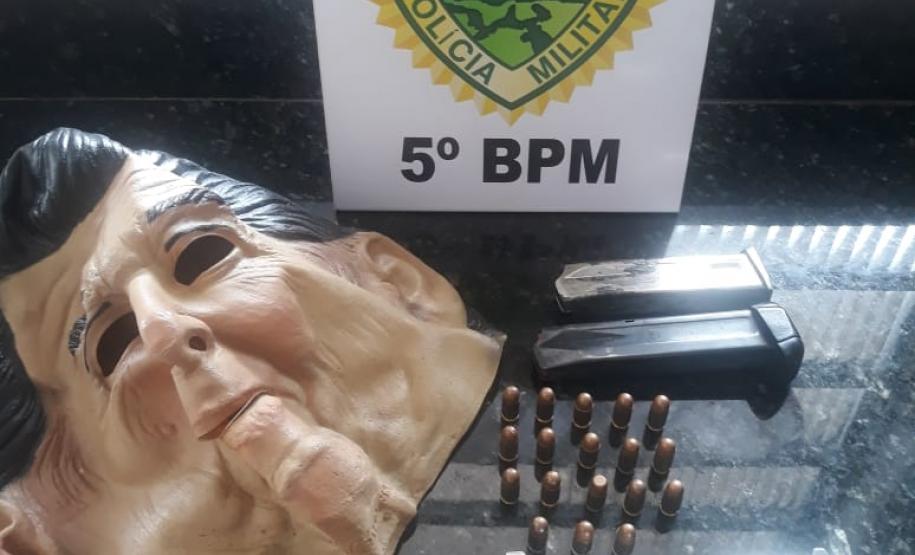 No Norte do estado, PM prende cinco pessoas e apreende duas armas de fogo em situações distintas