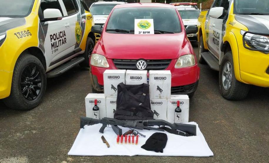 No Sudoeste do Paraná, PM prende homem suspeito de arrombar banco em Ponte Serrada (SC)