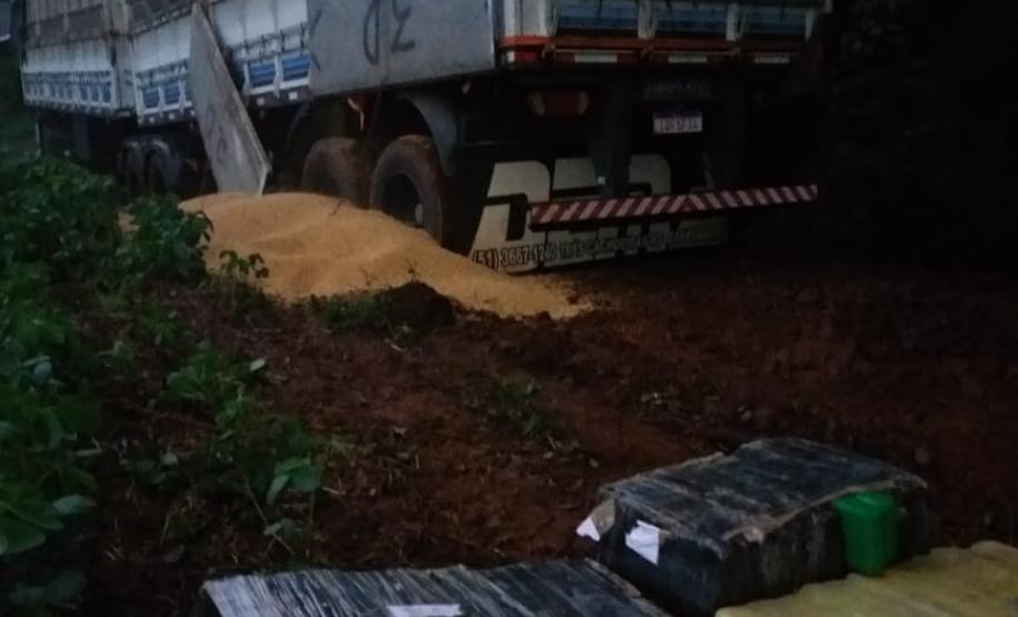 Carreta com mais de cinco toneladas de maconha é apreendida pela PM em Campo Bonito durante a Operação Sinergia