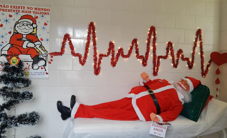 Concurso de decoração natalina premia os setores mais votados do 16º Batalhão em Guarapuava (PR)