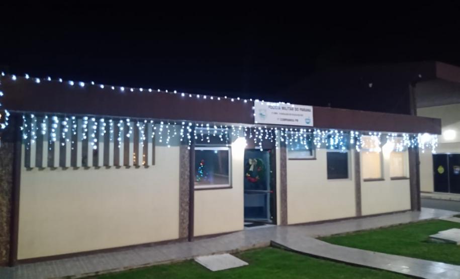 Concurso de decoração natalina premia os setores mais votados do 16º Batalhão em Guarapuava (PR)