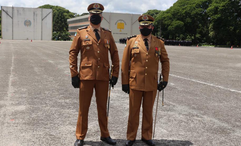 Durante solenidade, a Academia Policial Militar do Guatupê recebe novo Comandante em São José dos Pinhais, na RMC
