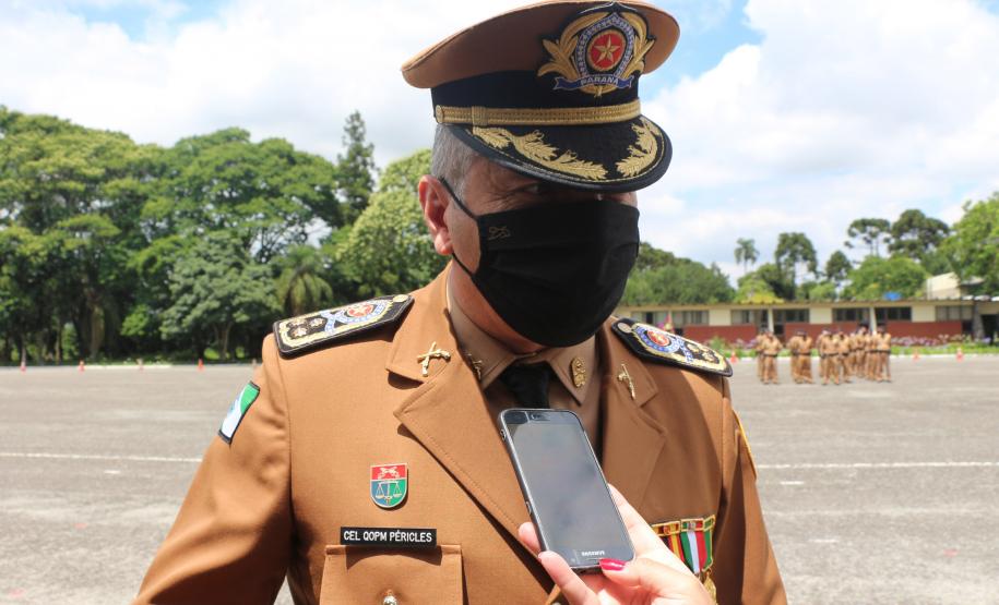 Durante solenidade, a Academia Policial Militar do Guatupê recebe novo Comandante em São José dos Pinhais, na RMC