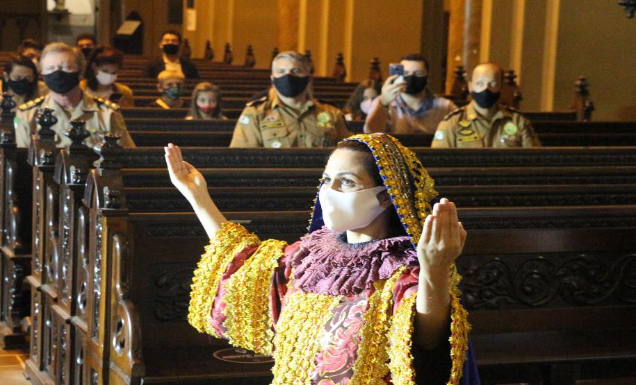 Banda de Música da PM faz Live de natal na Catedral Basílica Menor de Curitiba