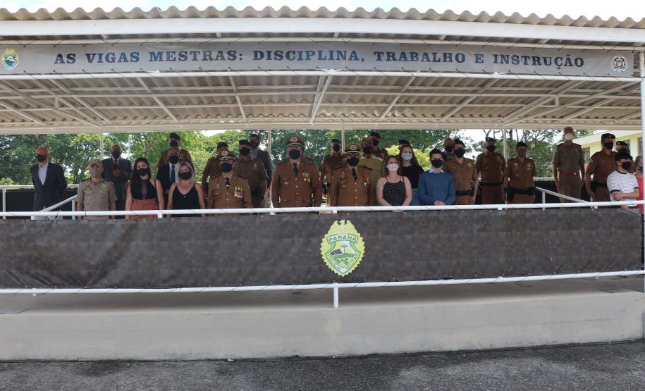 Durante solenidade, a Academia Policial Militar do Guatupê recebe novo Comandante em São José dos Pinhais, na RMC