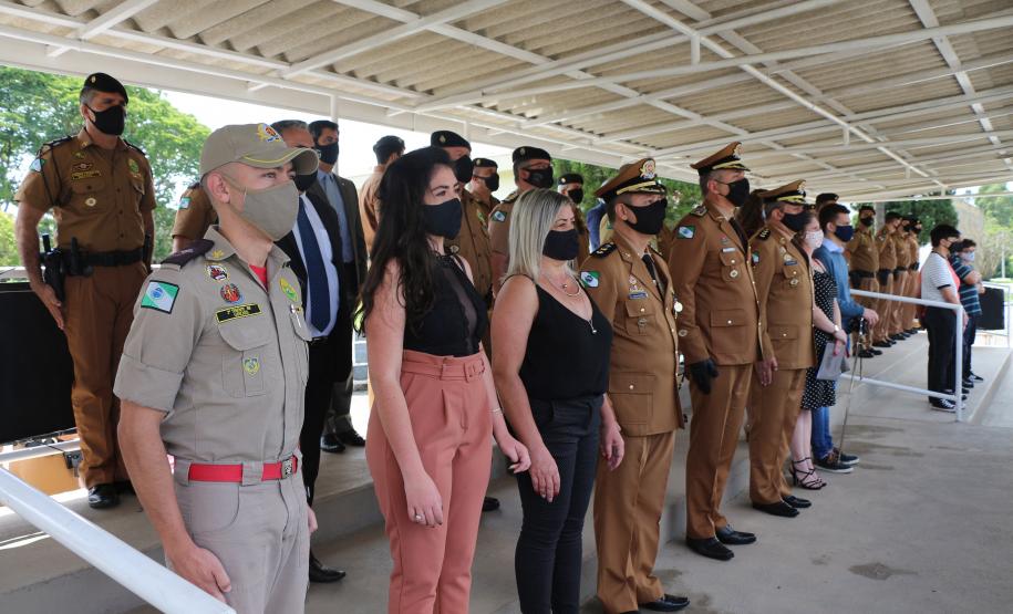 Durante solenidade, a Academia Policial Militar do Guatupê recebe novo Comandante em São José dos Pinhais, na RMC