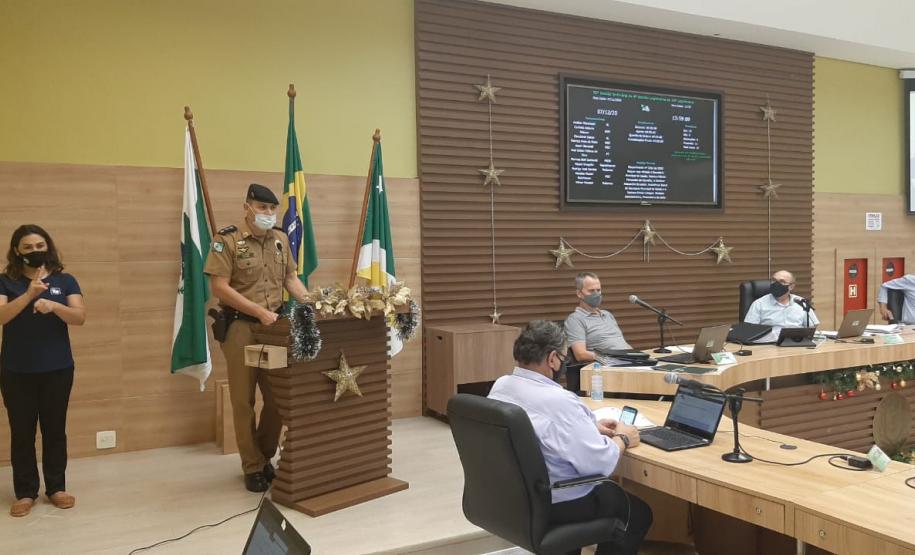 3º BPM e policiais da ROCAM recebem Moção de Aplauso em Pato Branco (PR)