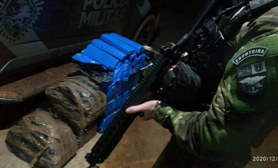 Equipes da PM apreende mais de 175 quilos de maconha durante a megaoperação Sinergia no Sudoeste do estado