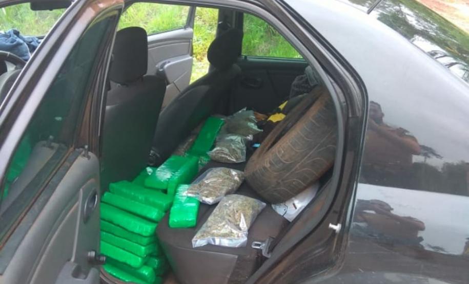 Mais de 600 quilos de maconha são apreendidos pela PM no Noroeste do estado em situações distintas