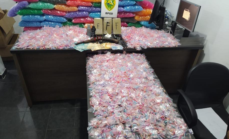 BPGD cumpre mandado judicial e apreende mais de 3,5 quilos de cocaína em São José dos Pinhais, na RMC