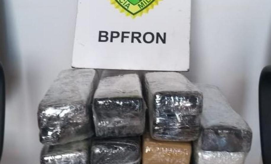 BPFron apreende mais de 17 quilos de maconha ao abordar ônibus em Marechal Cândido Rondon (PR)