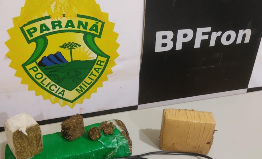 BPFron encontra tabletes de maconha na casa de suspeito após fuga em Guaíra (PR)