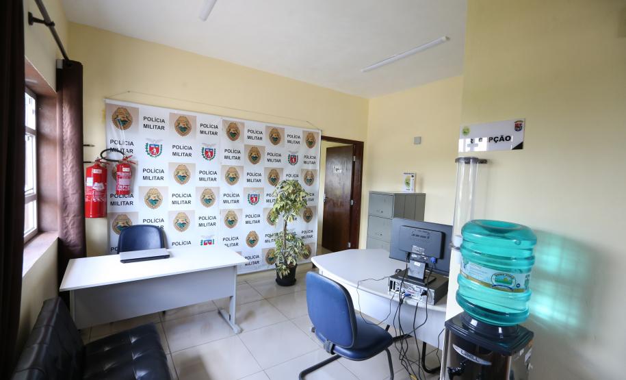 Governador inaugura sede do destacamento da PM de Entre Rios, em Guarapuava