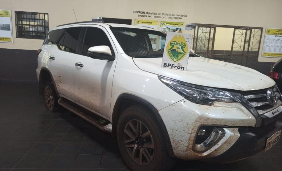 Caminhonete roubada há quatro anos é recuperada pelo BPFron em Guaíra (PR)