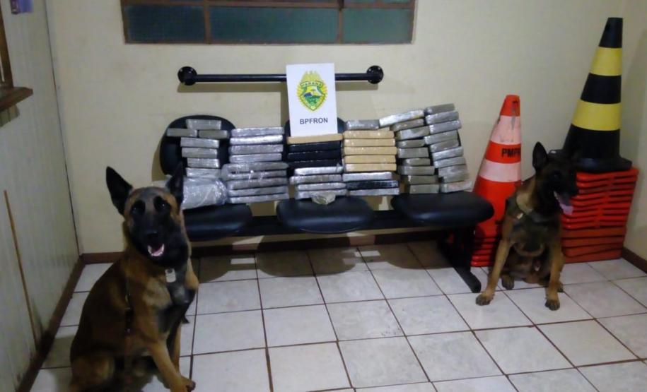 Em Realeza (PR), dois adolescentes são apreendidos com mais de 50 tabletes de maconha em ônibus de viagem