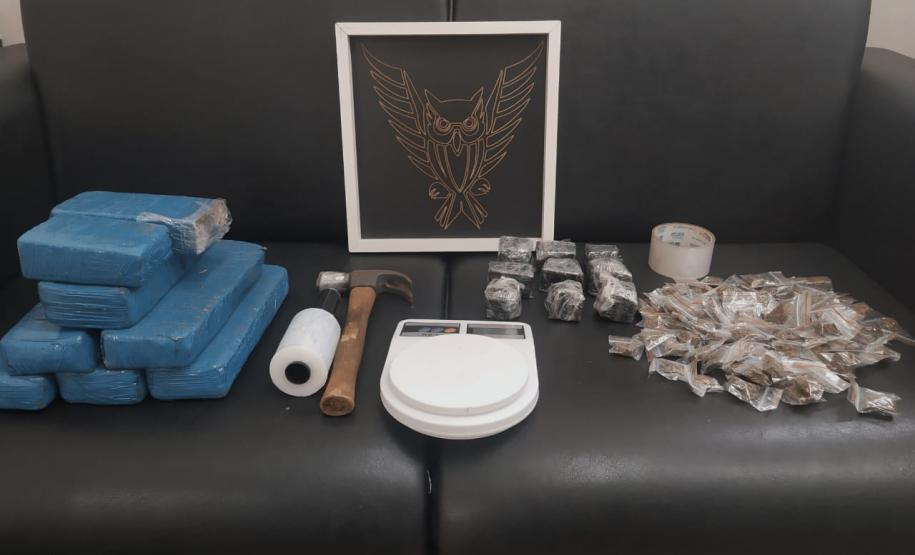 Na Zona Norte de Londrina (PR), PM prende homem e apreende 5,5 quilos de maconha