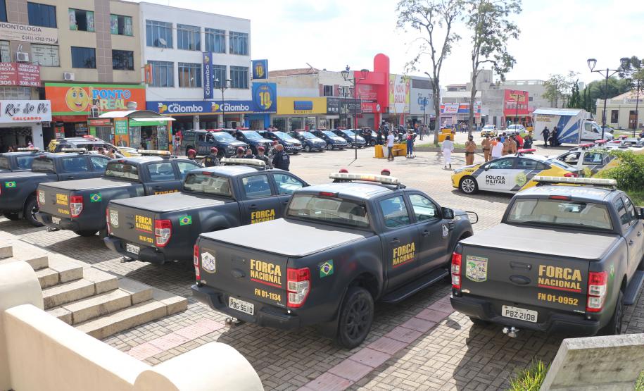 Projeto Piloto “Em Frente Brasil” coloca quase 100 policiais nas ruas na primeira operação em São José dos Pinhais de 2021