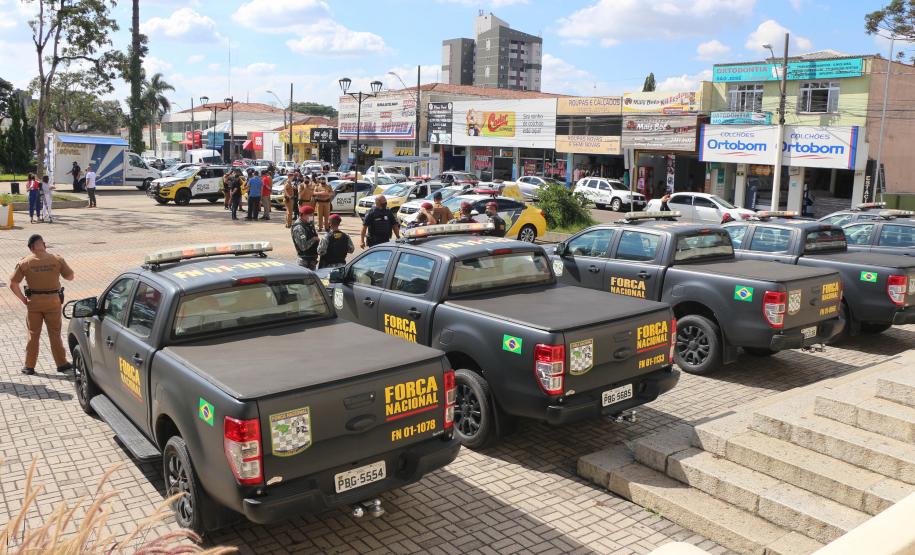 Projeto Piloto “Em Frente Brasil” coloca quase 100 policiais nas ruas na primeira operação em São José dos Pinhais de 2021