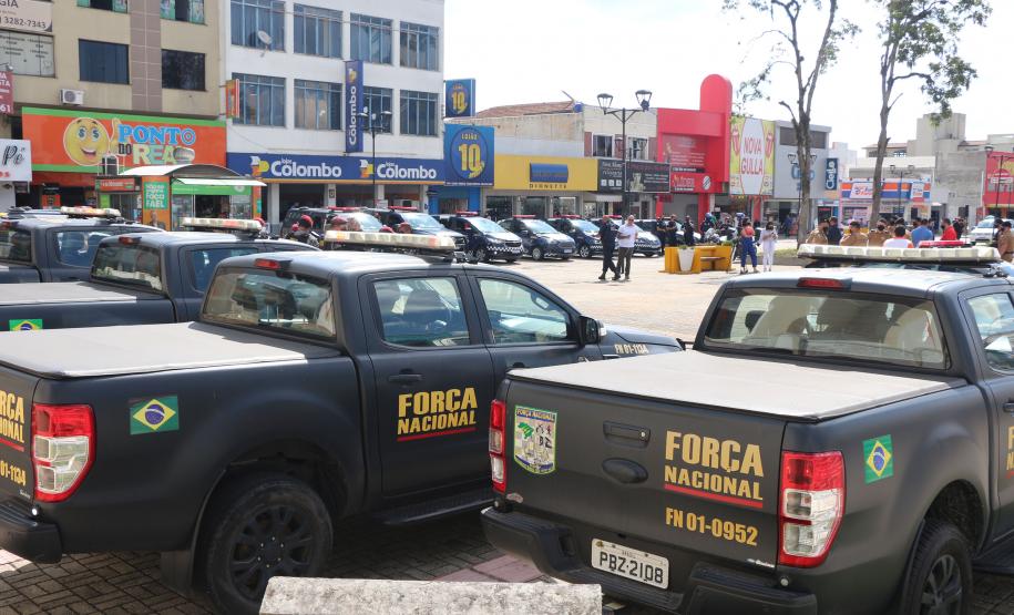 Projeto Piloto “Em Frente Brasil” coloca quase 100 policiais nas ruas na primeira operação em São José dos Pinhais de 2021